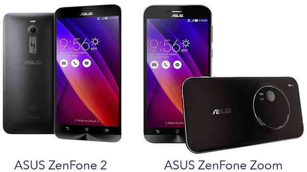 Asus Zenfone 2 và Asus Zenfone Zoom