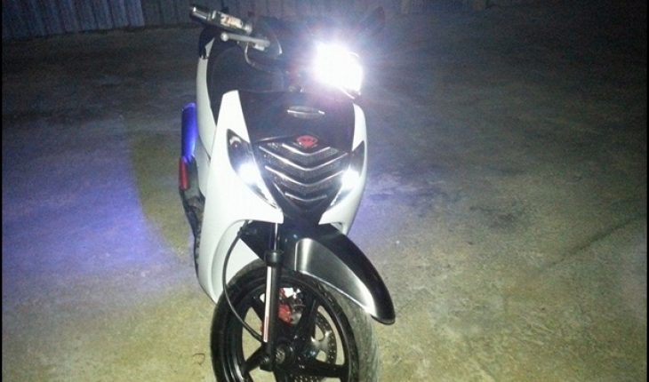 độ đèn led xe máy