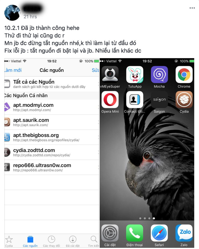 jailbreak iOS 10.2.1 anh3