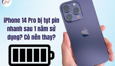 iPhone 14 Pro bị tụt pin nhanh sau 1 năm sử dụng