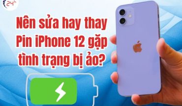 Pin ảo trên iPhone 12