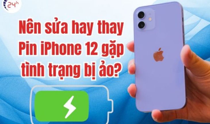 Pin ảo trên iPhone 12